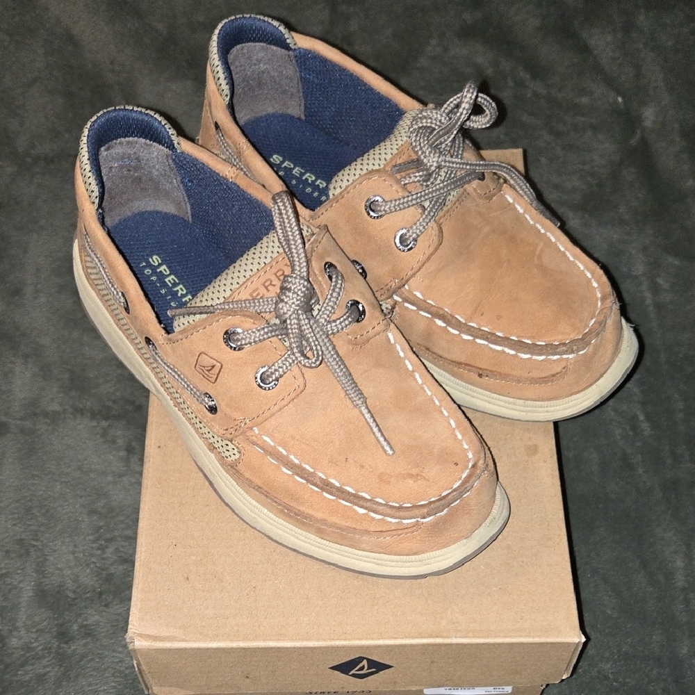 Sperry Boy's Tan Boat Shoes